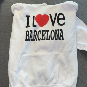 I Love Barcelona Hoodie